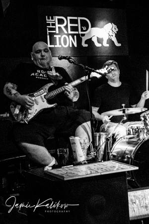 Ted "Popa Chubby" Horowitz, Nick Fishman, Mike Muller, VD King at the Red Lion